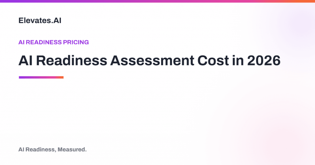 AI readiness assessment cost breakdown for 2026 by Elevates.AI